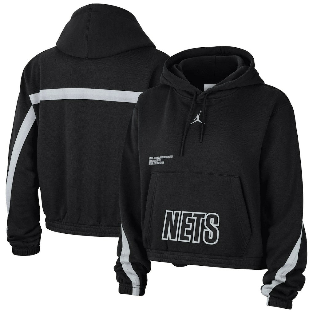 Brooklyn Nets Jordan Brand Women's Courtside Statement Edition Pullover Hoodie