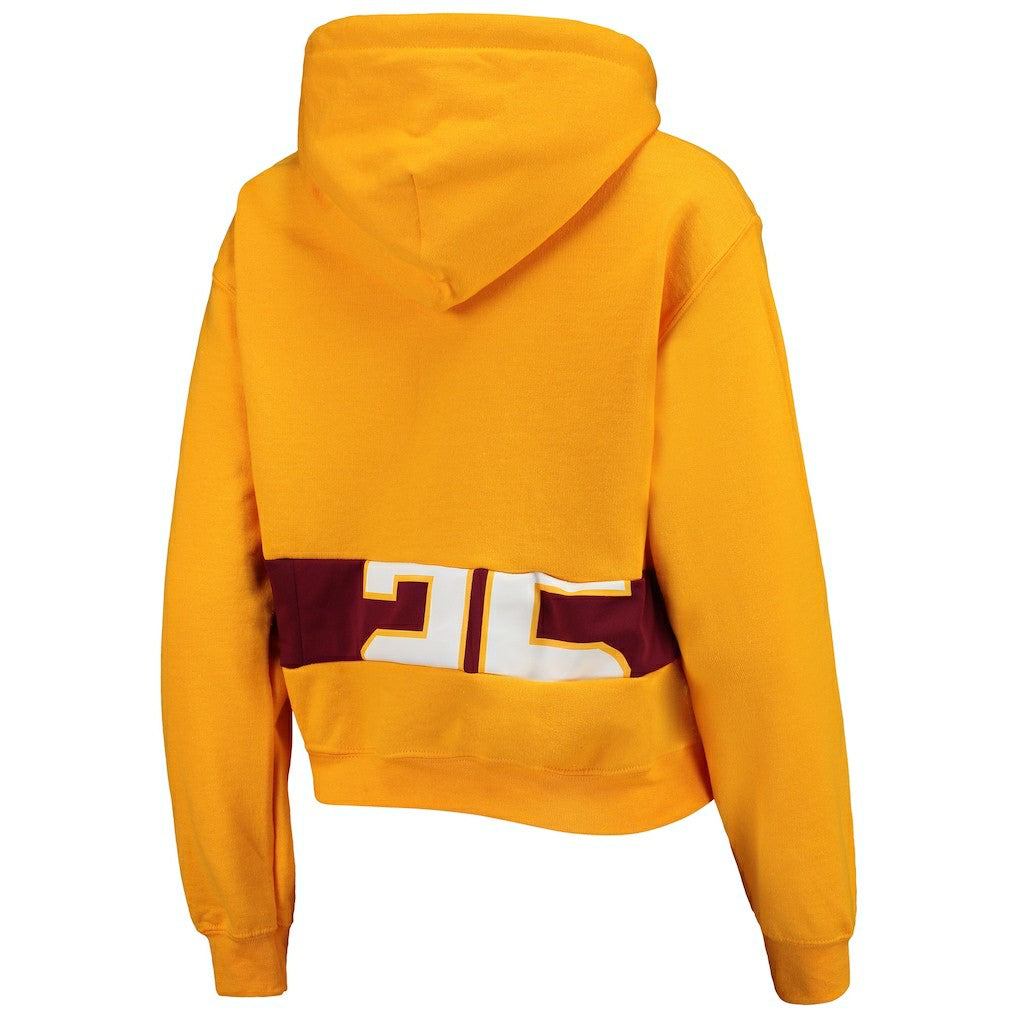 Refried Apparel Women's Cropped Pullover Hoodie - Washington Commanders Hoodies