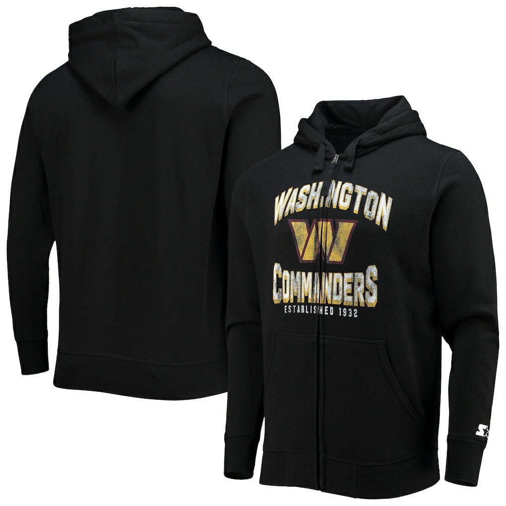 Starter Post-Season Full-Zip Hoodie - Washington Commanders Hoodies