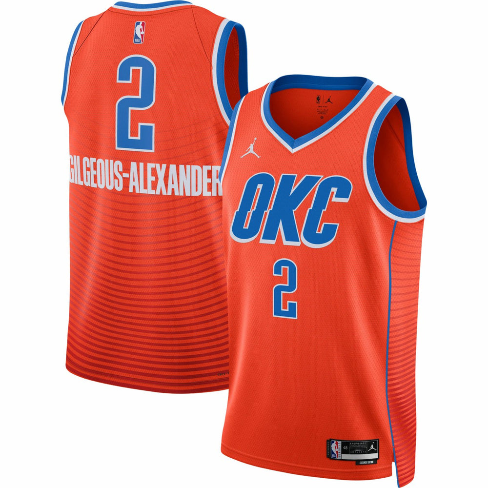 Shai Gilgeous-Alexander Oklahoma City Thunder Jordan Brand Unisex Swingman Jersey