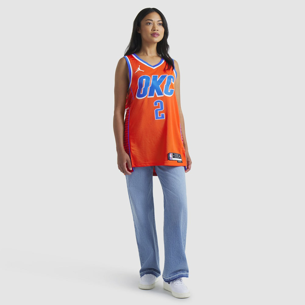 Shai Gilgeous-Alexander Oklahoma City Thunder Jordan Brand Unisex Swingman Jersey