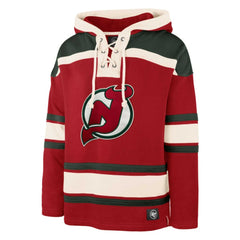 NHL Martin Brodeur New Jersey Devils '47 Retired Player Name & Number Lacer Pullover Hoodie