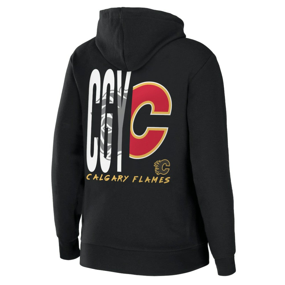 NHL Calgary Flames WEAR by Erin Andrews Women's Sponge Fleece Full-Zip Hoodie