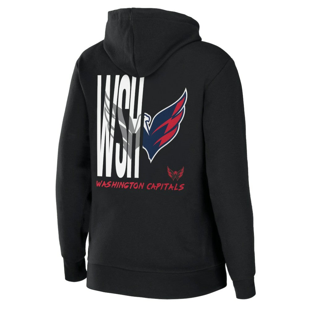 NHL Washington Capitals WEAR by Erin Andrews Women's Sponge Fleece Full-Zip Hoodie
