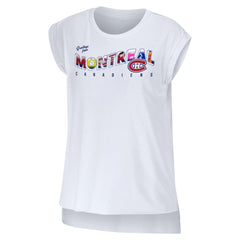 NHL Montreal Canadiens WEAR by Erin Andrews Women's Greetings From Muscle T-Shirt