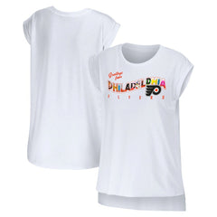 NHL Philadelphia Flyers WEAR by Erin Andrews Women's Greetings From Muscle T-Shirt