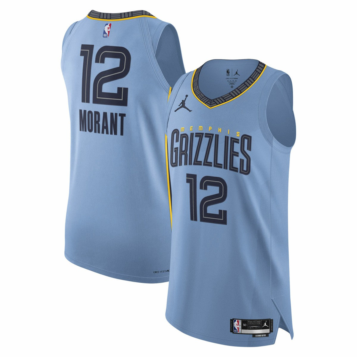 Ja Morant Memphis Grizzlies Jordan Brand Authentic Player Jersey