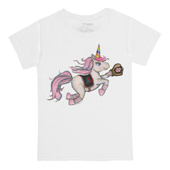 White Arizona Diamondbacks Tiny Turnip Youth Unicorn T-Shirt