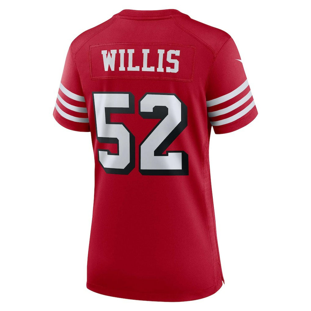 Patrick Willis  Women's Alternate Game Jersey - San Francisco 49ers Jerseys