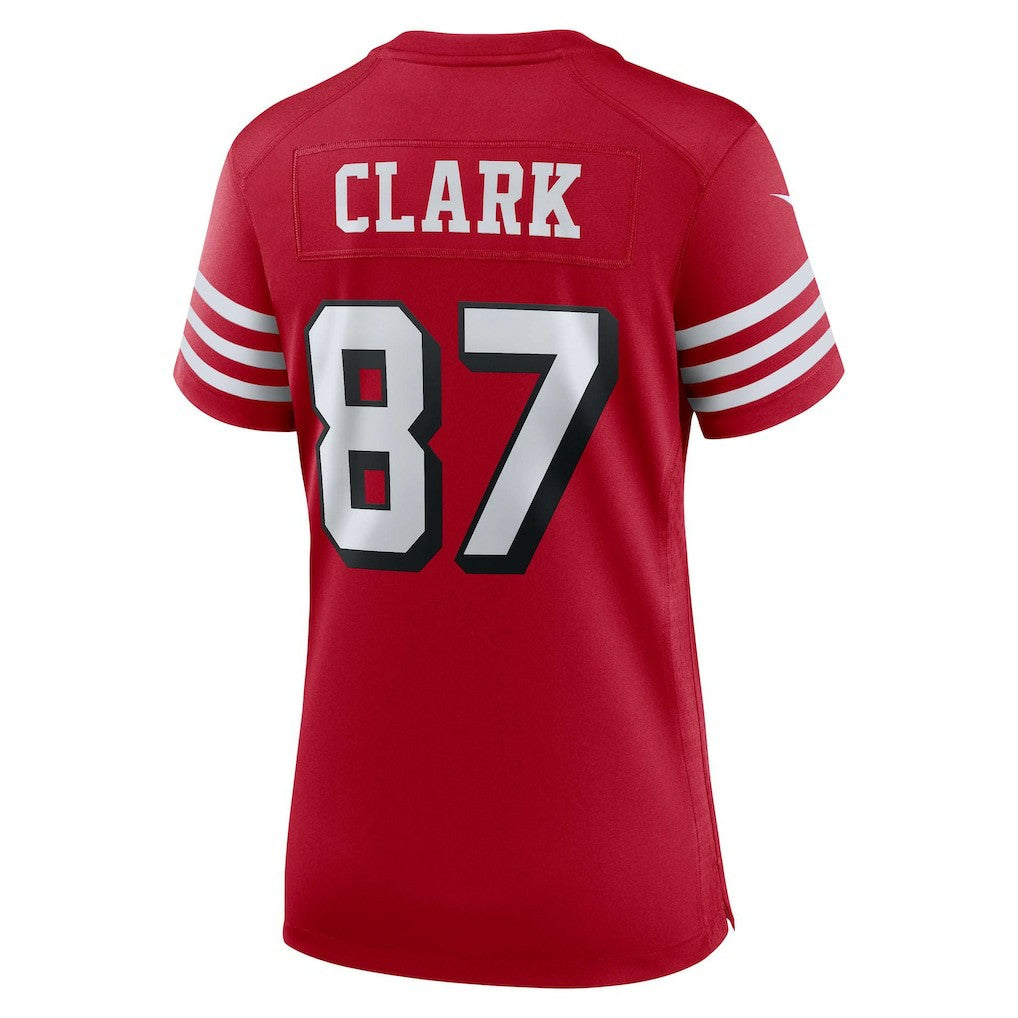 Dwight Clark  Women's Alternate Game Jersey - San Francisco 49ers Jerseys