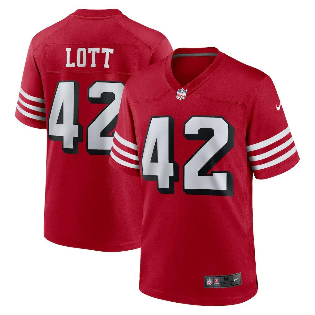 Ronnie Lott  Retired Player Alternate Game Jersey - San Francisco 49ers Jerseys