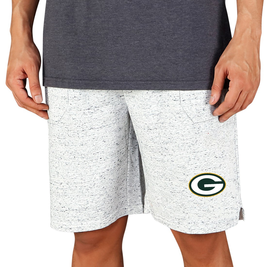 Concepts Sport Throttle Knit Jam Shorts - Green Bay Packers Shorts