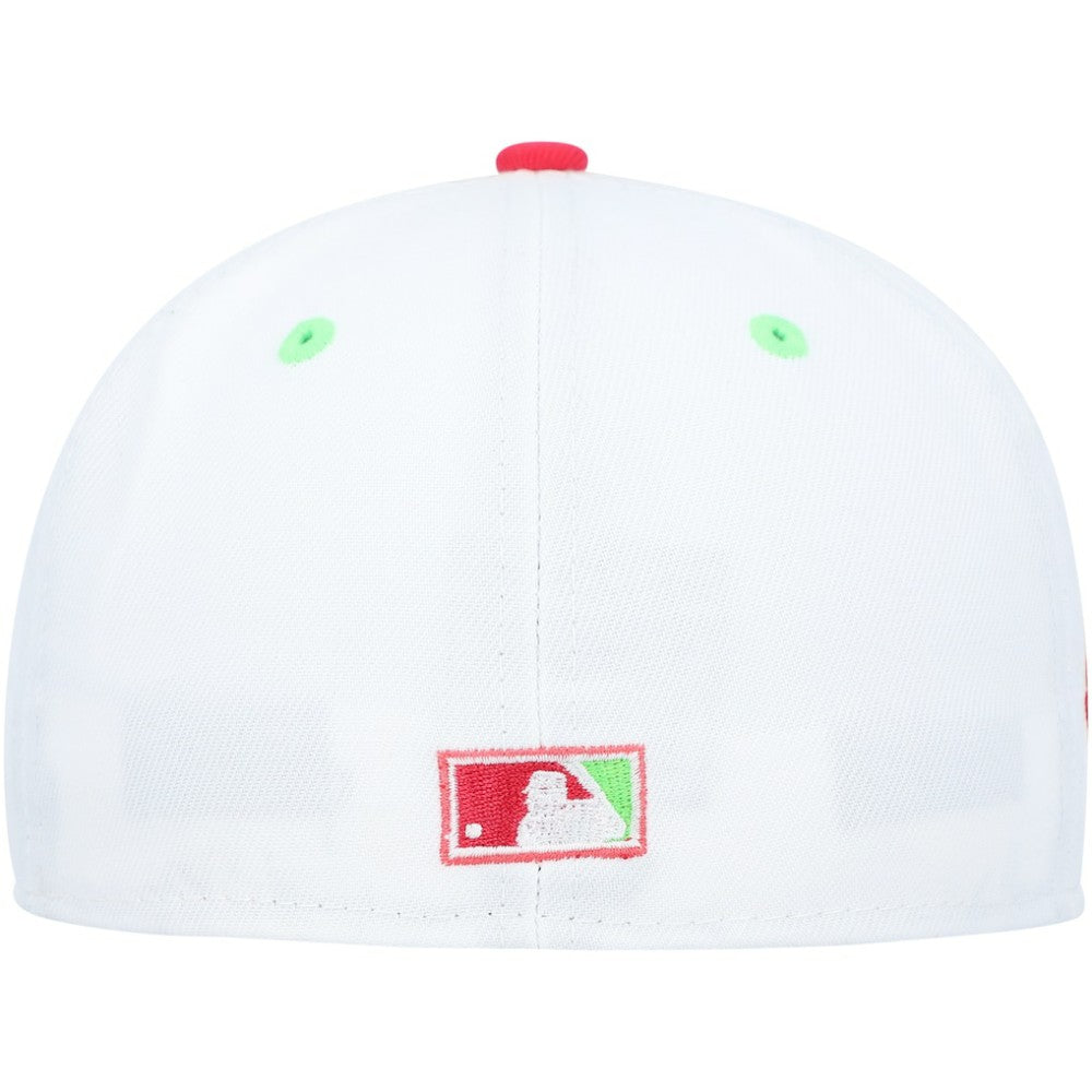White/Coral Washington Nationals New Era  Robert F. Kennedy Memorial Stadium Strawberry Lolli 59FIFTY Fitted Hat