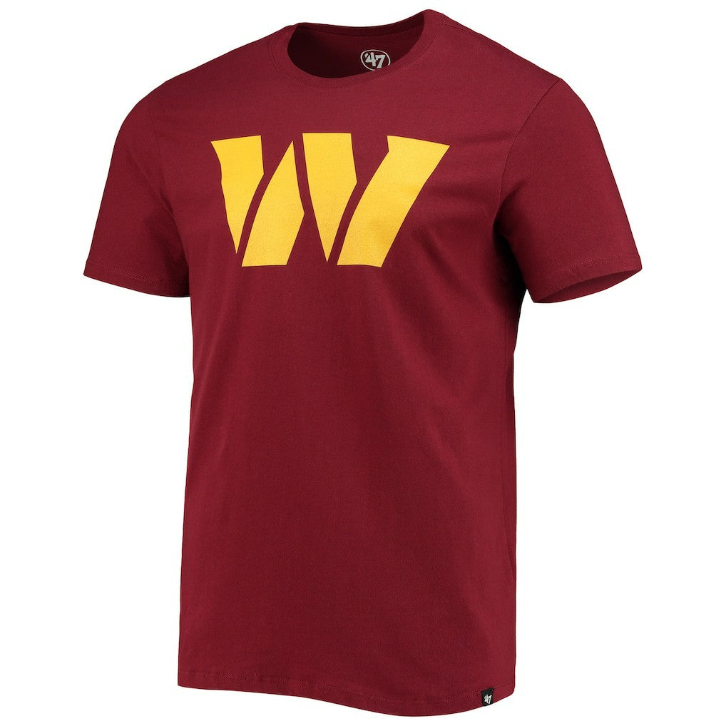'47 Logo Imprint Super Rival T-Shirt - Washington Commanders T-shirts