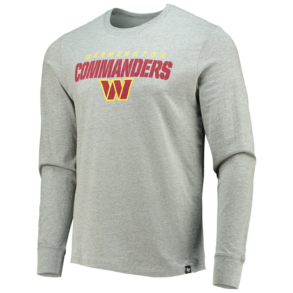 '47 Traction Super Rival Long Sleeve T-Shirt - Washington Commanders T-shirts