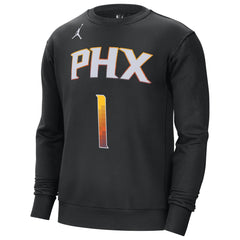 Devin Booker Phoenix Suns Jordan Brand Statement Name & Number Pullover Sweatshirt