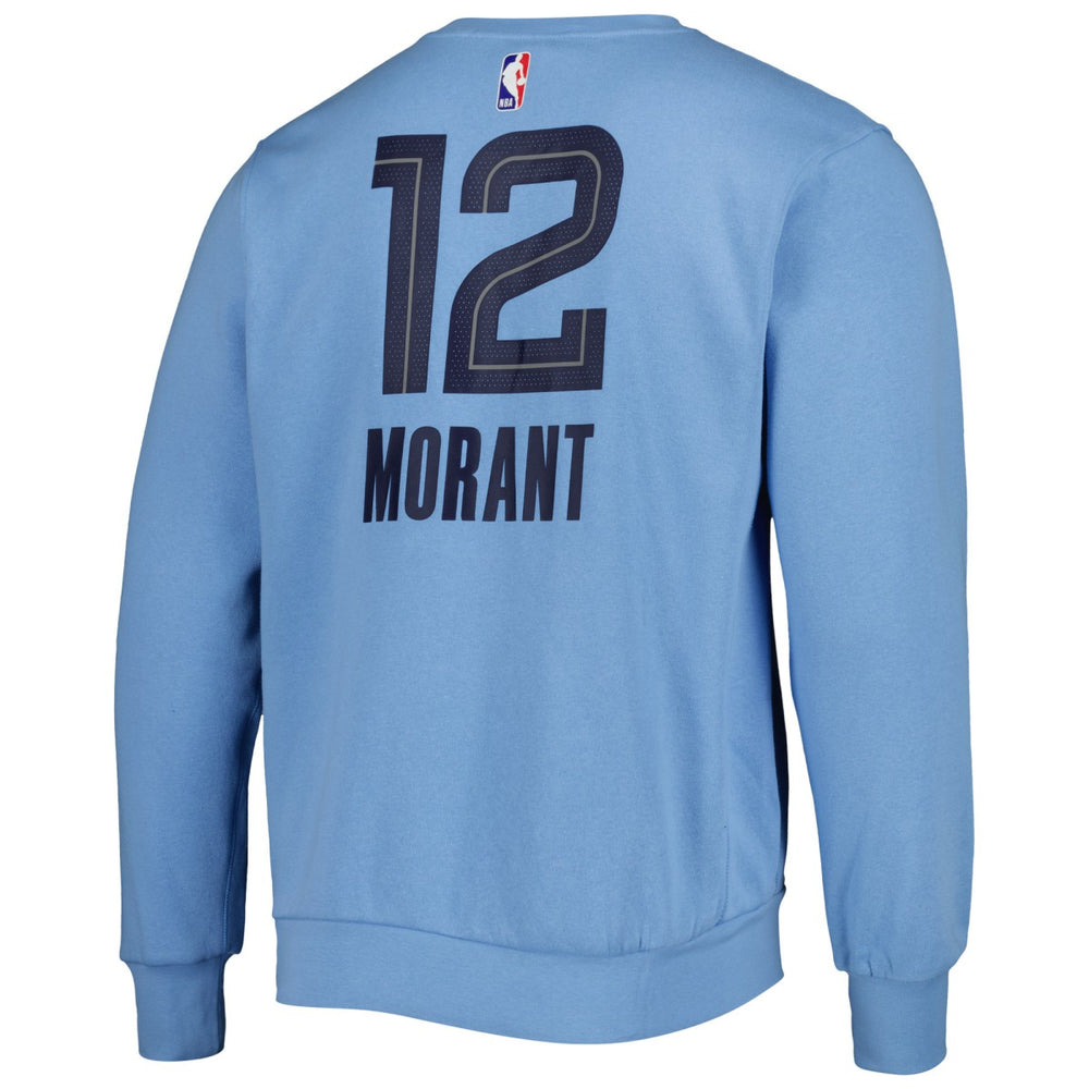 Ja Morant Memphis Grizzlies Jordan Brand Statement Name & Number Pullover Sweatshirt