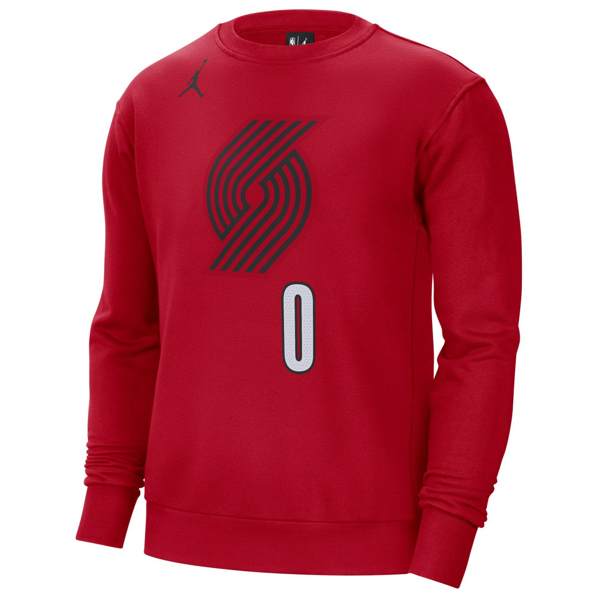 Damian Lillard Portland Trail Blazers Jordan Brand Statement Name & Number Pullover Sweatshirt