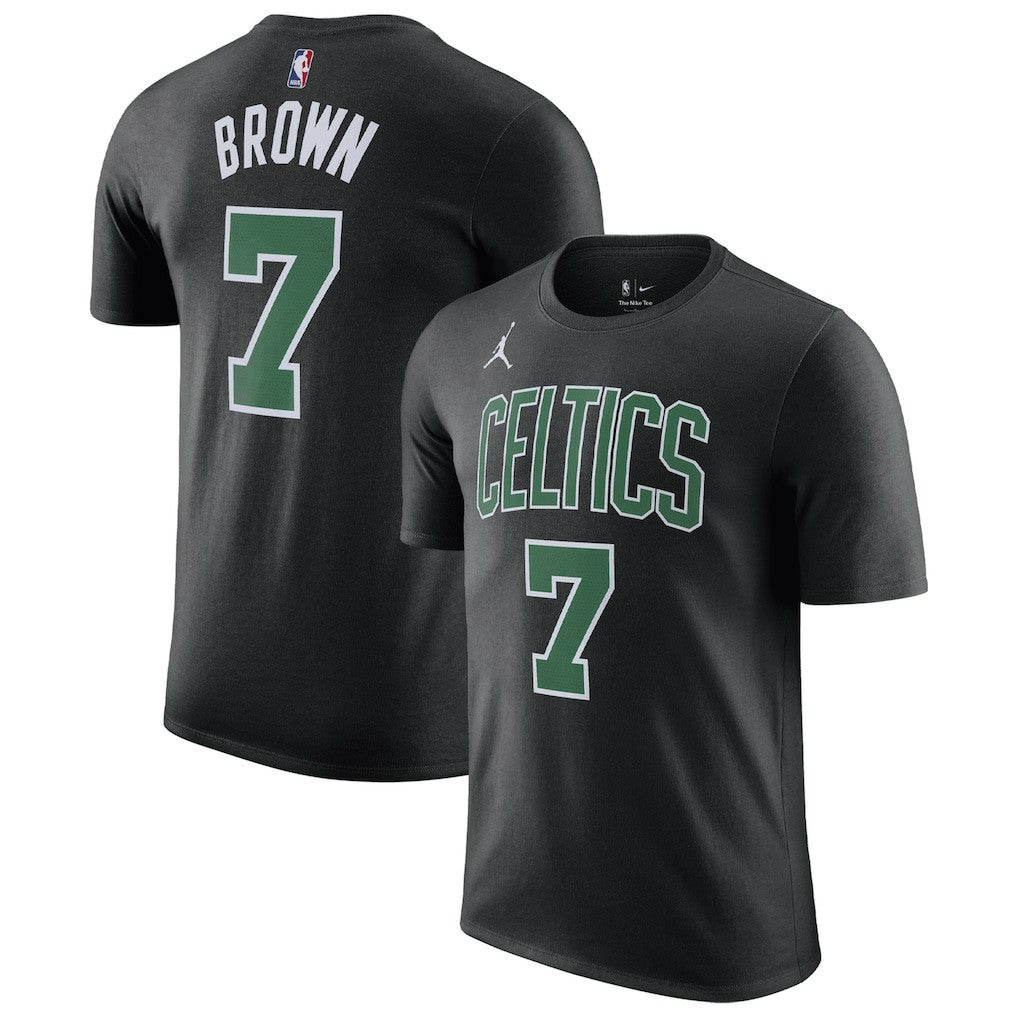 Jaylen Brown Boston Celtics Jordan Brand 2022/23 Statement Edition Name & Number T-Shirt