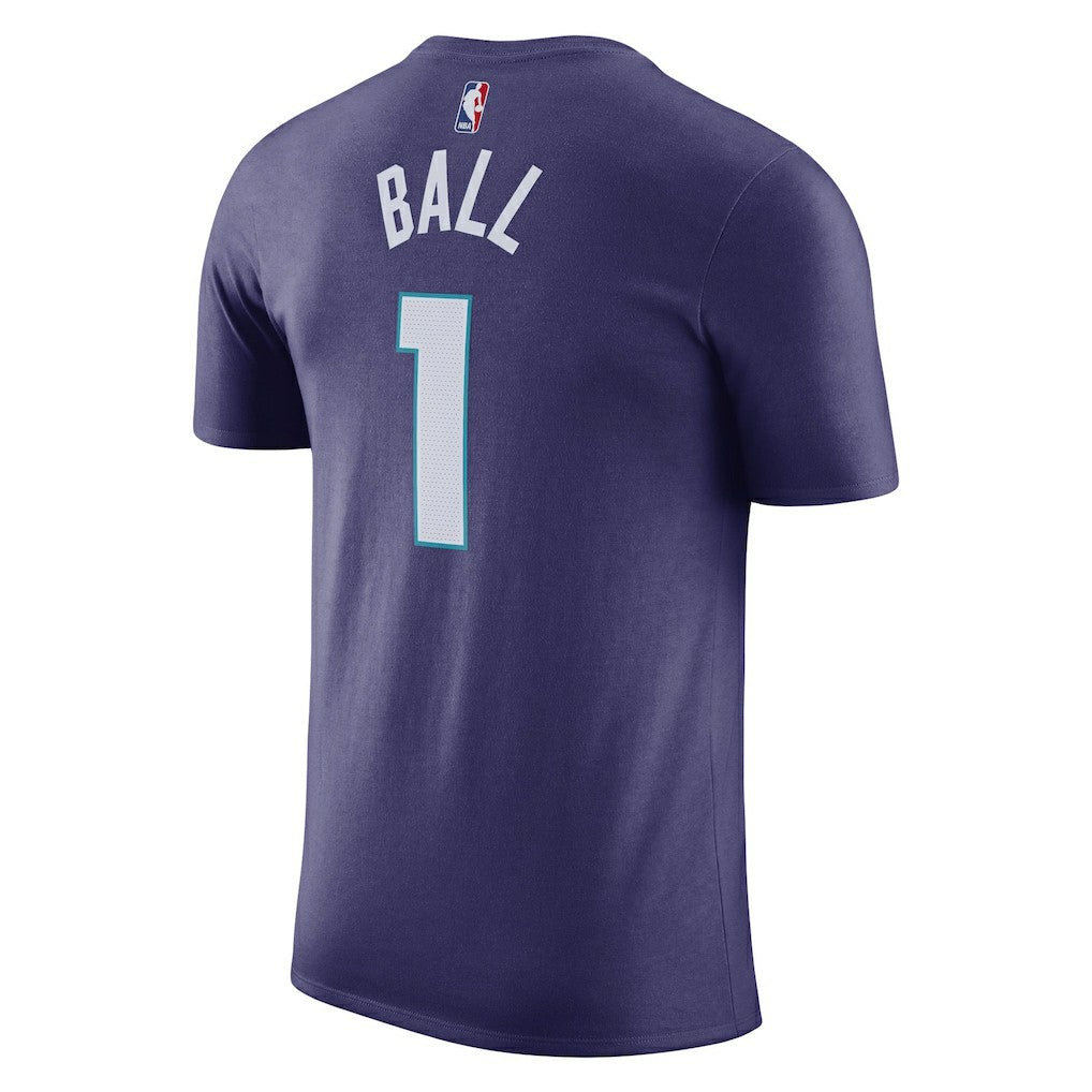 LaMelo Ball Charlotte Hornets Jordan Brand 2022/23 Statement Edition Name & Number T-Shirt