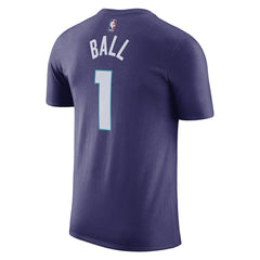 LaMelo Ball Charlotte Hornets Jordan Brand 2022/23 Statement Edition Name & Number T-Shirt