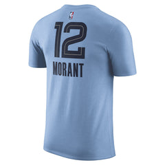 Ja Morant Memphis Grizzlies Jordan Brand 2022/23 Statement Edition Name & Number T-Shirt