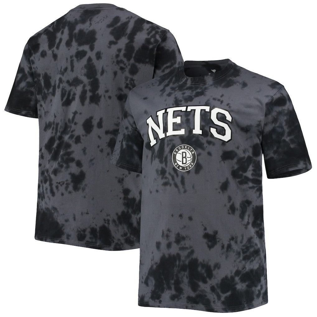 Brooklyn Nets Big & Tall Marble Dye Tonal Performance T-Shirt