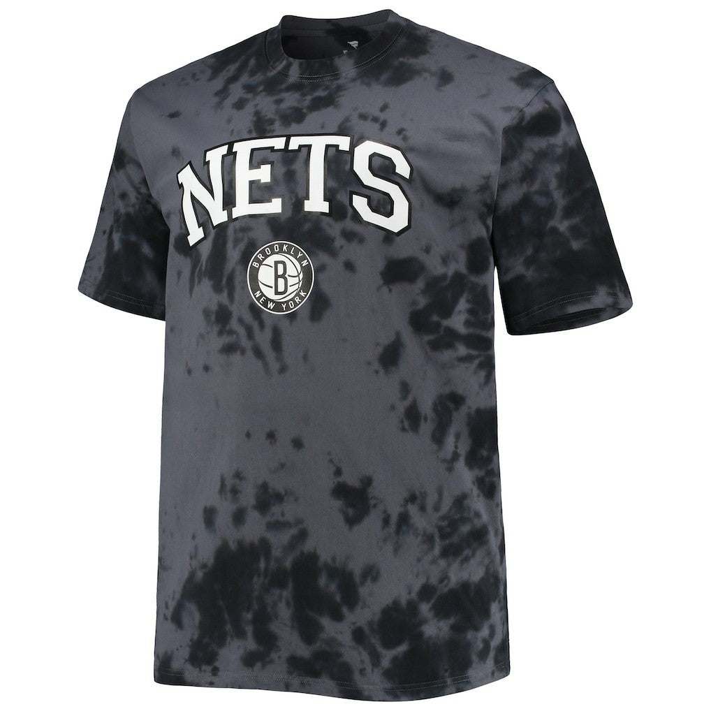 Brooklyn Nets Big & Tall Marble Dye Tonal Performance T-Shirt