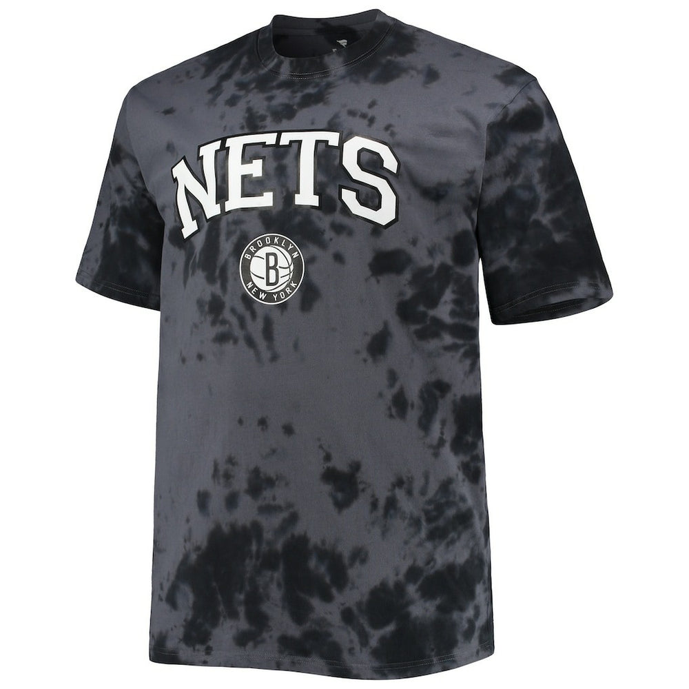 Brooklyn Nets Big & Tall Marble Dye Tonal Performance T-Shirt
