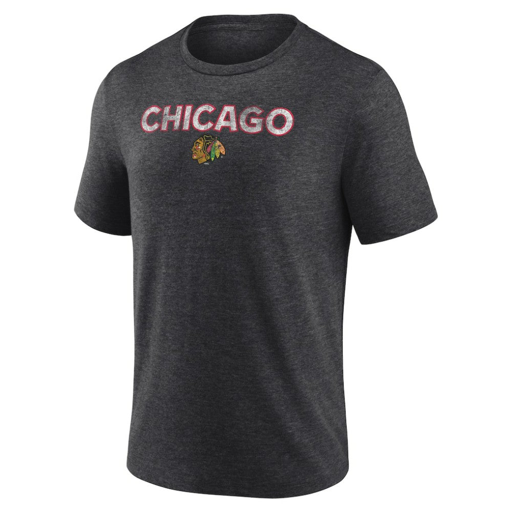 NHL Chicago Blackhawks Wraparound Tri-Blend T-Shirt