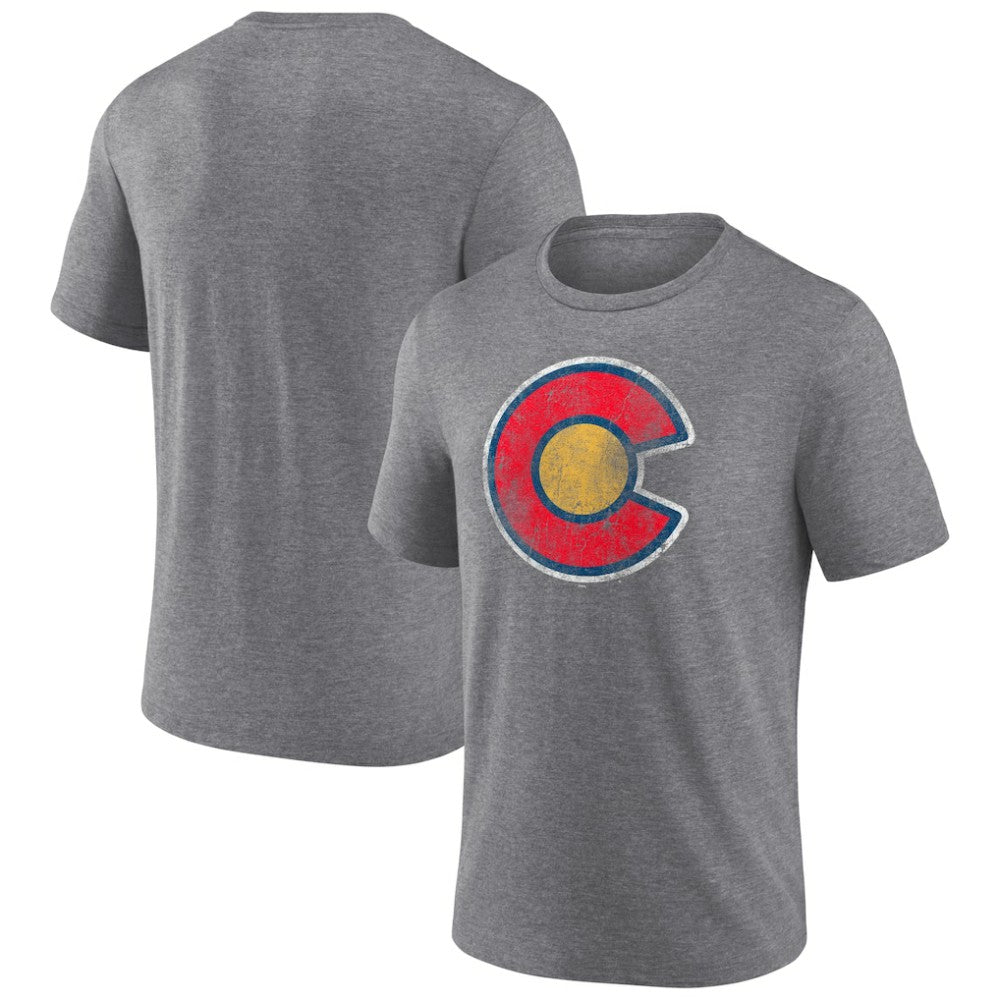 NHL Colorado Avalanche Wraparound Tri-Blend T-Shirt