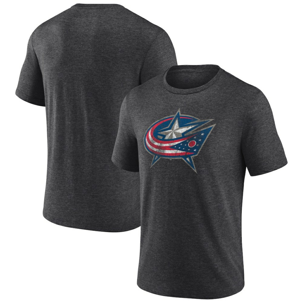 NHL Columbus Blue Jackets Wraparound Tri-Blend T-Shirt