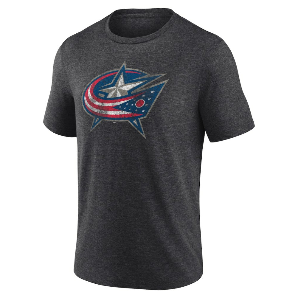NHL Columbus Blue Jackets Wraparound Tri-Blend T-Shirt