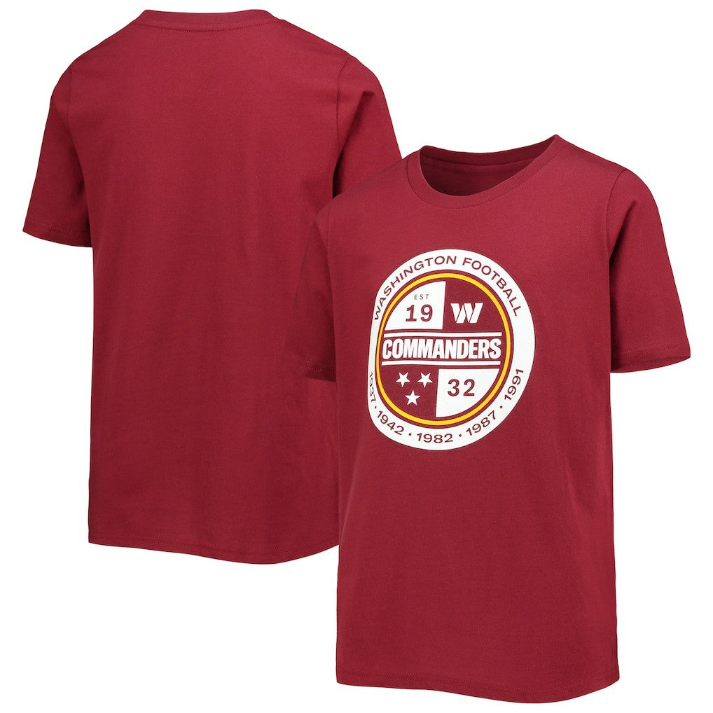 Youth Secondary Logo T-Shirt - Washington Commanders T-shirts