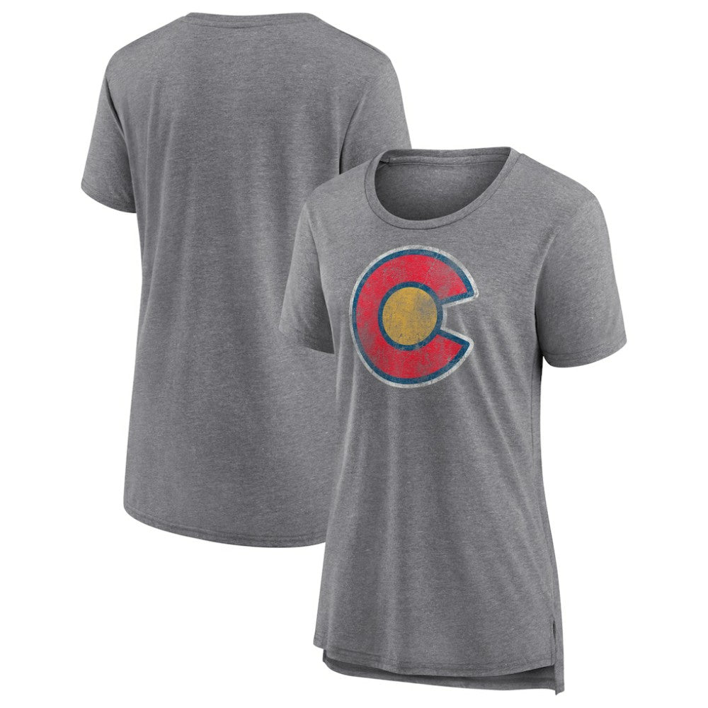 NHL Colorado Avalanche Women's Slow Whistle Tri-Blend T-Shirt
