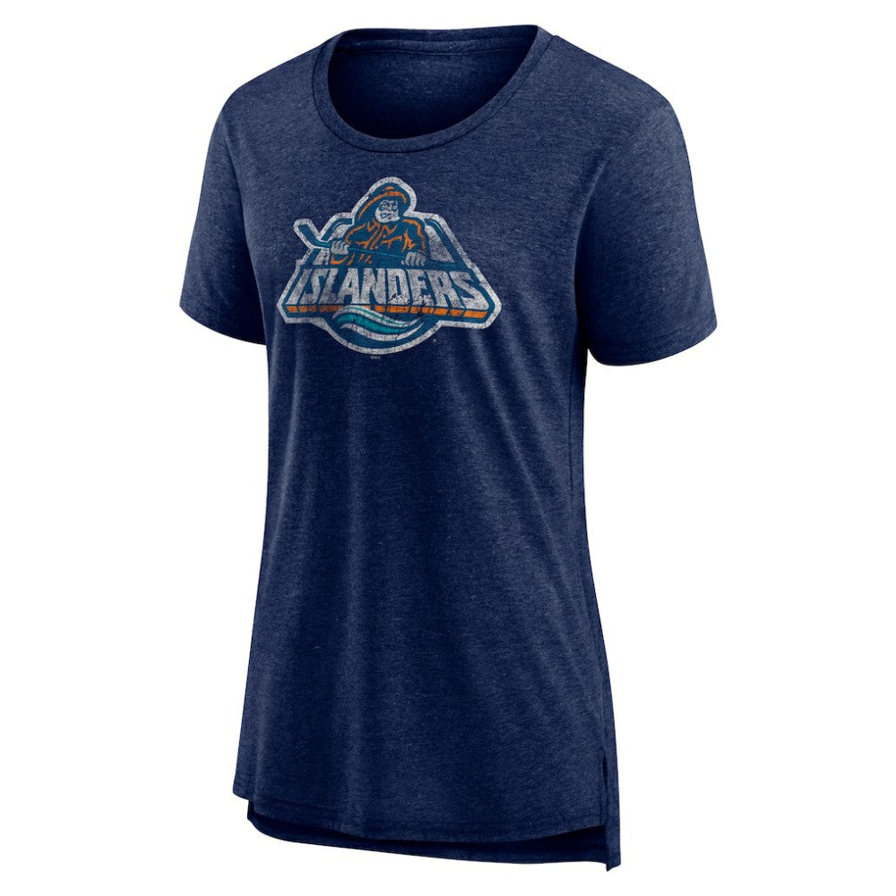 NHL New York Islanders Women's Slow Whistle Tri-Blend T-Shirt