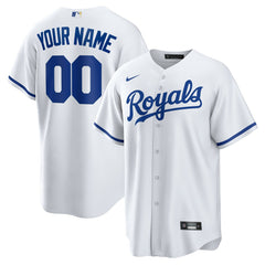 White Kansas City Royals Nike Replica Custom Jersey
