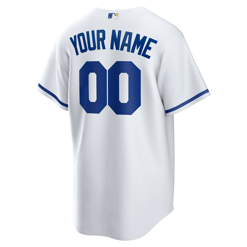 White Kansas City Royals Nike Replica Custom Jersey