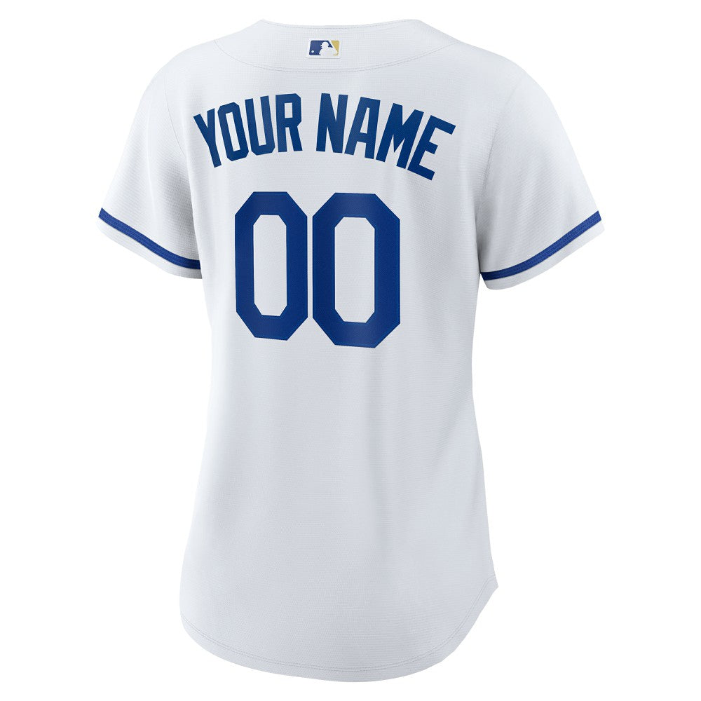 White Kansas City Royals Nike Women's Replica Custom Jersey