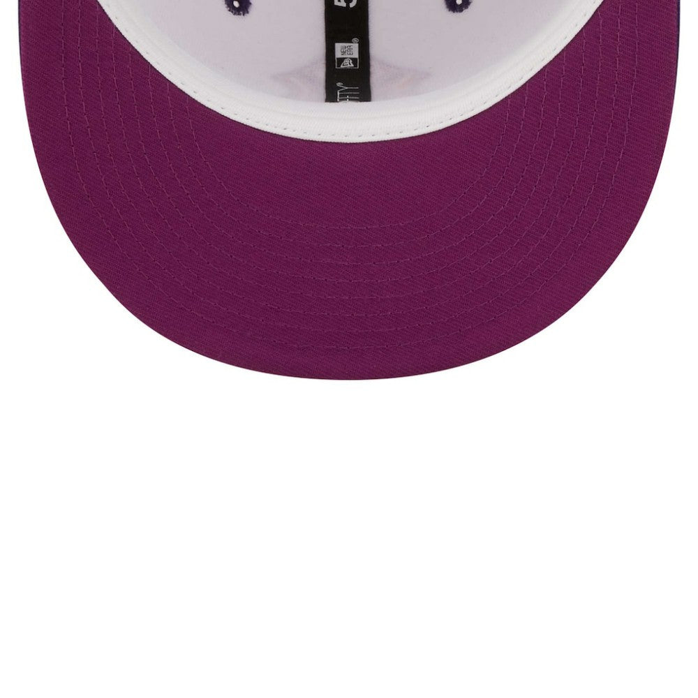 White/Purple New York Yankees New Era 2000 World Series Grape Lolli 59FIFTY Fitted Hat
