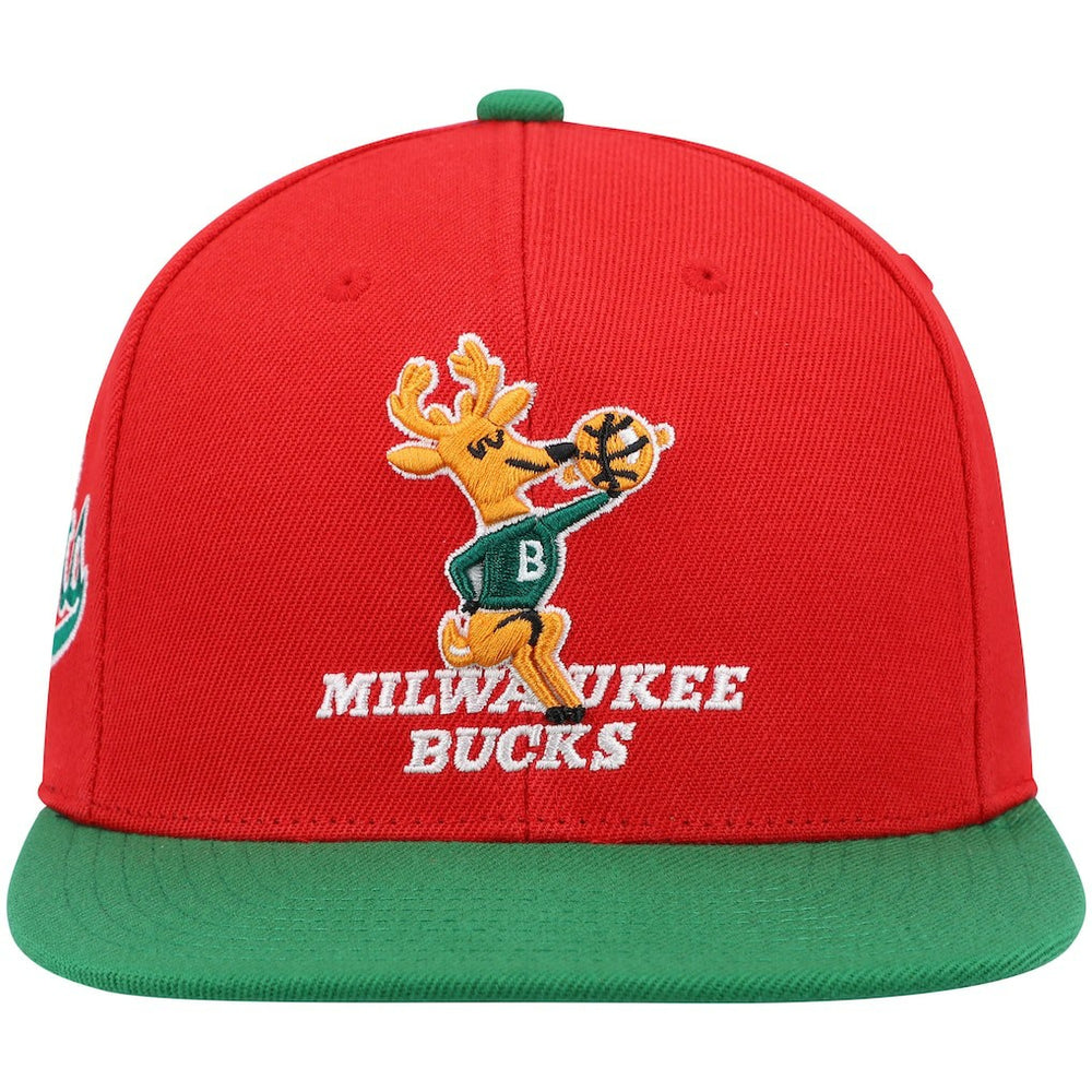 Mitchell & Ness Milwaukee Bucks Hardwood Classics Snapback Hat