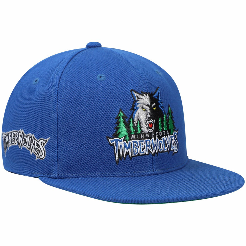 Mitchell & Ness Minnesota Timberwolves Hardwood Classics Snapback Hat