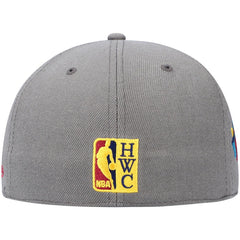 Mitchell & Ness Philadelphia 76ers Hardwood Classics 60th Anniversary Carbon Cabernet Fitted Hat