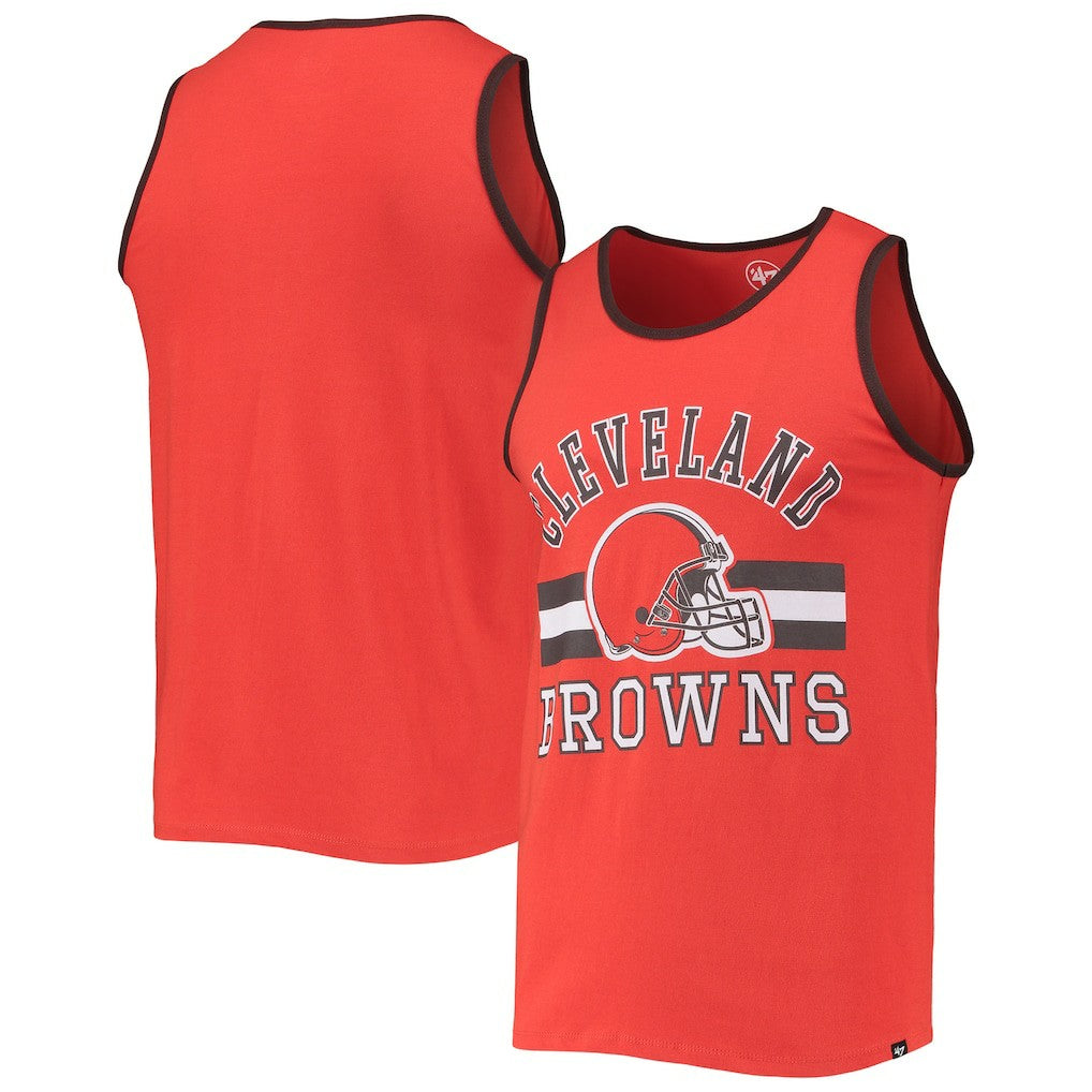 '47 Edge Super Rival Tank Top - Cleveland Browns Tops
