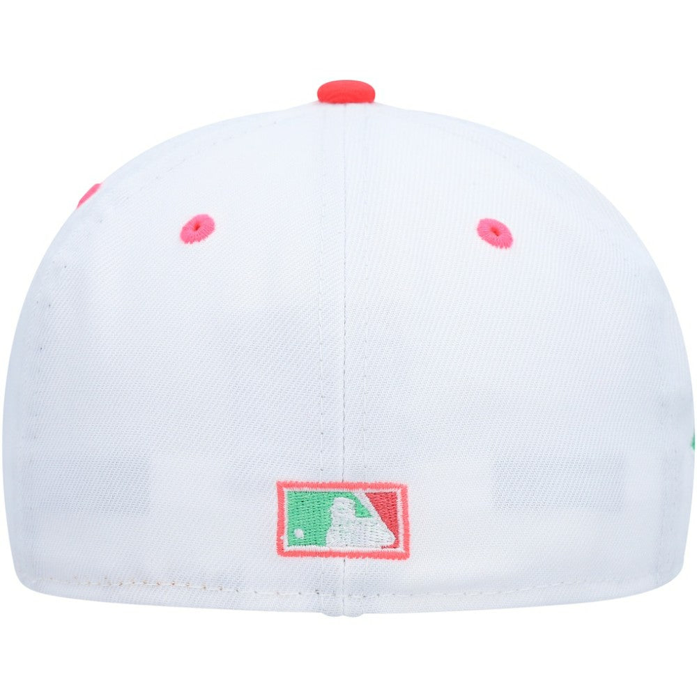 White/Green Athletics New Era Alternate Logo Watermelon Lolli 59FIFTY Fitted Hat
