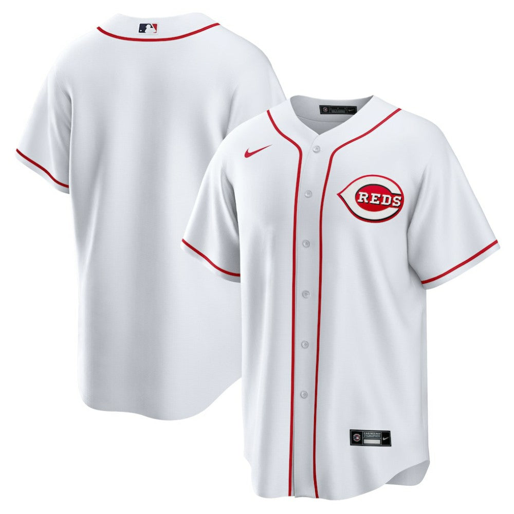 White Cincinnati Reds Nike Home Blank Replica Jersey