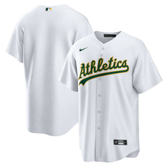 White Athletics Nike Home Blank Replica Jersey