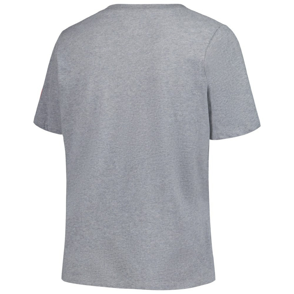 Gray Colorado Rockies New Era Women's City Connect Plus Size V-Neck T-Shirt