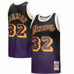Mitchell & Ness Magic Johnson Los Angeles Lakers 1984/85 Hardwood Classics Fadeaway Swingman Player Jersey