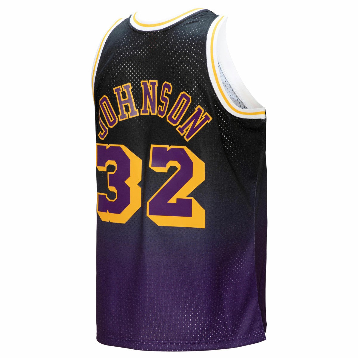 Mitchell & Ness Magic Johnson Los Angeles Lakers 1984/85 Hardwood Classics Fadeaway Swingman Player Jersey